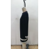 Kadın Uzun Kollu Bisiklet Yaka Mini Ithal Krep Elbise