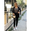 Kadın Uzun Kollukrep üçlü Takım