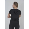 Kapşonlu Slim Fit T-shirt - Siyah