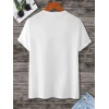 Unisex Baskılı Oversize T-Shirt - Beyaz