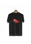 1 Mayıs Emek Ve Dayanışma Bayraklı Emekçi Baskılı Bisiklet Yaka T-shirt - Siyah