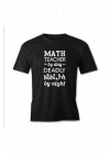 24 Kasım Öğretmenler Günü Hediye Baskılı Oversize Bisiklet Yaka T-shirt - Siyah