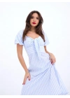 5948 ELBİSE-LOS ANGELES ÇİZGİLİ