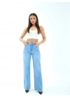 7044 KOT PANTOLON-MAVİ