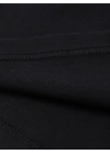 Baskılı Oversize Bisiklet Yaka T-shirt - Siyah