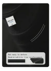 Baskılı Oversize Bisiklet Yaka T-shirt - Siyah