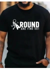 Erkek Around Baskılı Süprem T-shirt