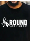 Erkek Around Baskılı Süprem T-shirt