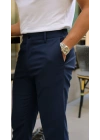 Erkek Cepli Slimfit Atlas Pantolon
