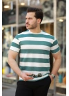 Erkek çift Renk Pamuklu örme Kumaş Kısa Kollu T-shirt