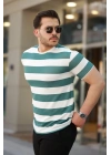 Erkek çift Renk Pamuklu örme Kumaş Kısa Kollu T-shirt