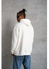 Erkek DANKES Baskılı Kapüşonlu Sweat - Beyaz