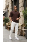 Erkek Duble Kol Basic Tişört