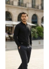 Erkek Düğme Yakalı Triko