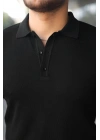 Erkek Düğme Yakalı Triko