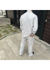 Erkek Fitilli Kadife Cepli Buggy Pantolon Oversize Rahat Kalıp - Gri