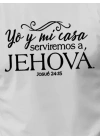 Erkek Jehova Baskılı Süprem T-shirt