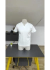 Erkek Kısa Kollu Bisiklet Yaka Burgu Tişört