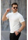 Erkek Kısa Kollu Hakim Yaka önü Düğmeli Viskon Bluz