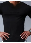 Erkek Kısa Kollu V Yaka Süprem T-shirt