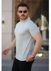 Erkek Mini Jakarlı Kısa Kollu T-shirt
