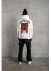 Erkek SCHOOL BOY Baskılı Kapüşonlu Sweat - Beyaz