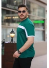 Erkek şerit Detaylı Kısa Kollu T-shirt