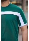 Erkek şerit Detaylı Kısa Kollu T-shirt
