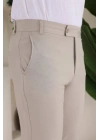 Erkek Slim Fit Dilli Kumaş Pantolon