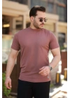 Erkek Yarım Balıkçı Yaka Kısa Kollu T-shirt