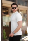 Erkek Yarım Balıkçı Yaka Kısa Kollu T-shirt