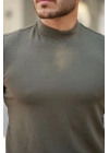 Erkek Yarım Balıkçı Yaka Kısa Kollu T-shirt