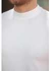 Erkek Yarım Balıkçı Yaka Kısa Kollu T-shirt
