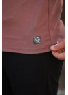 Erkek Yarım Balıkçı Yaka Kısa Kollu T-shirt