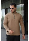 Erkek Zip Yaka Polar Sweat
