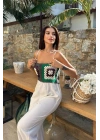 Jasmin Süzüneli Keten Tulum 1280-08