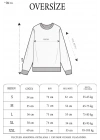 Kışlık Bisiklet Yaka Ön Ve Arka Baskılı SweatShirt - Beyaz