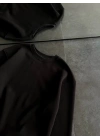 Kışlık Bisiklet Yaka Üç İplik Basic SweatShirt - Siyah