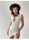 Nadia Kemerli Mini Elbise