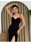 Papalia Sırt Detaylı Elbise