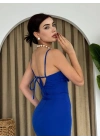 Papalia Sırt Detaylı Elbise