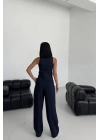 Şal Yaka Düğmeli̇ Yelek