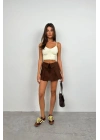 V Yaka Crop Bluz