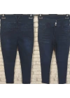 Yüksek Bel Likralı Jean Pantolon 90 Cm
