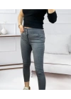 Yüksel Bel Likralı Kot Pantolon (Gri)