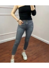 Yüksel Bel Likralı Kot Pantolon (Gri)