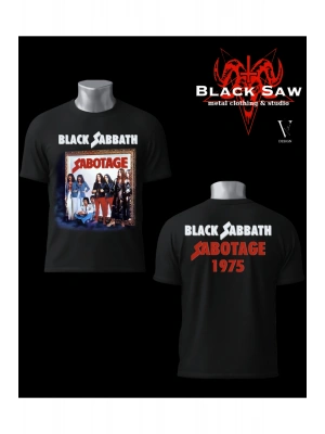 Black Sabbath Sabotage Heavy Metal Tshirt
