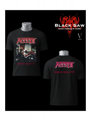 Accept Russian Roulette Heavy Metal Tshirt