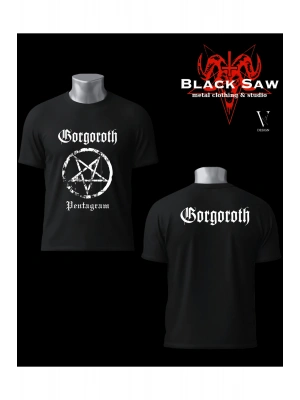 Gorgoroth Pentagram Black Metal Tshirt