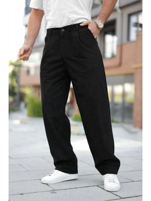 Erkek Kadife Baggy Pantolon